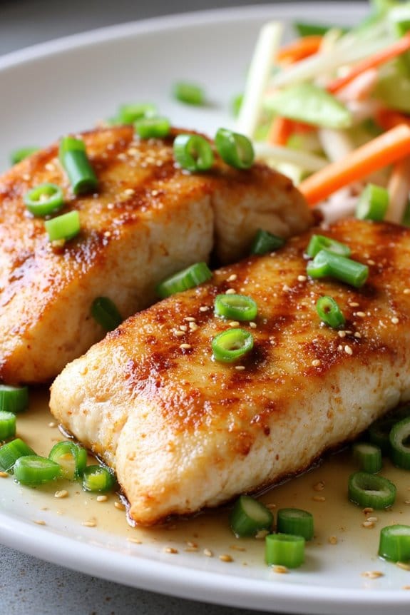 grilled tilapia with ginger marinade