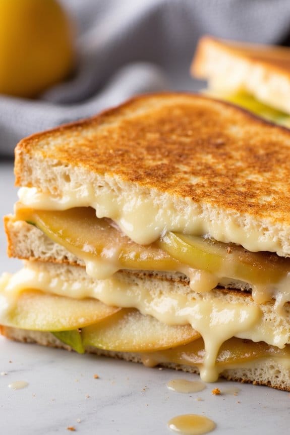 havarti pear grilled cheese