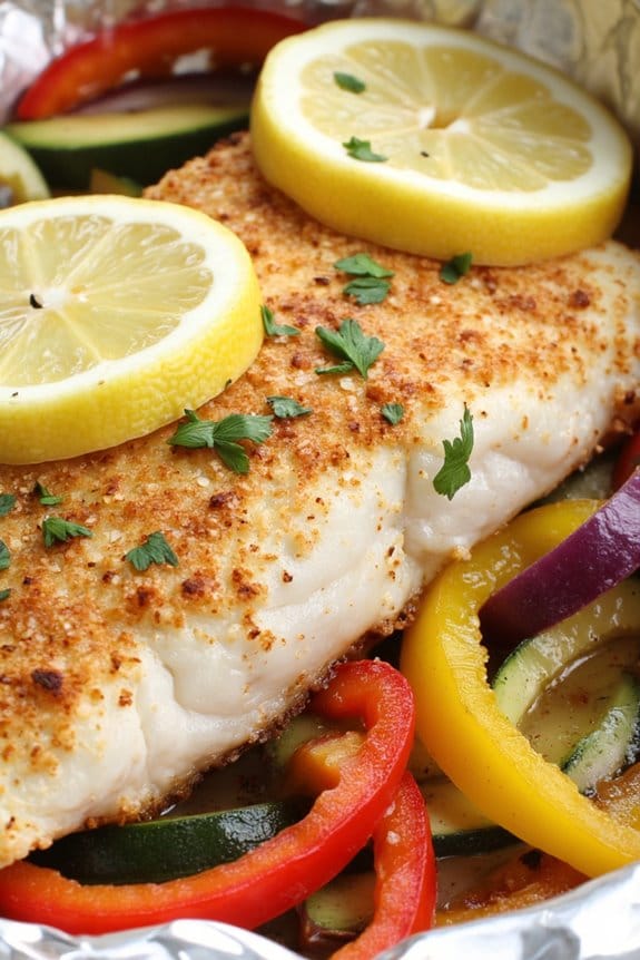 healthy grilled fish packets