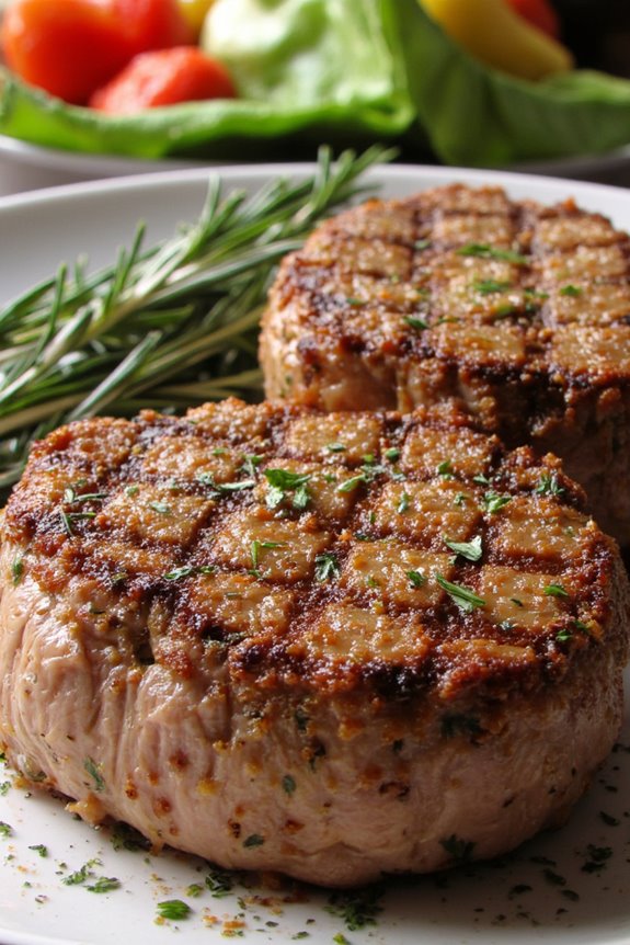 herb crusted filet mignon perfection
