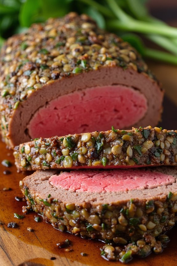 herb crusted sirloin recipe