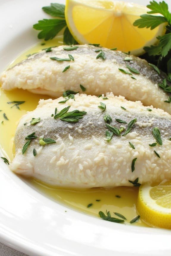 herb infused grilled sole recipe