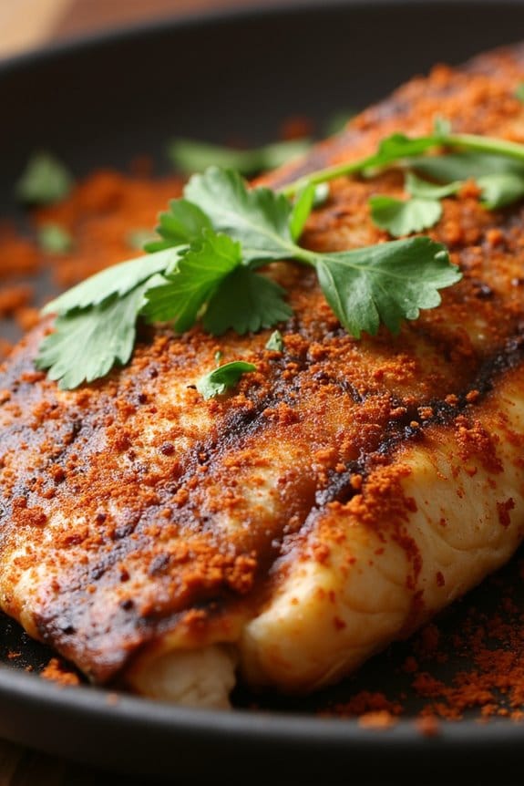 kashmiri spiced grilled fish