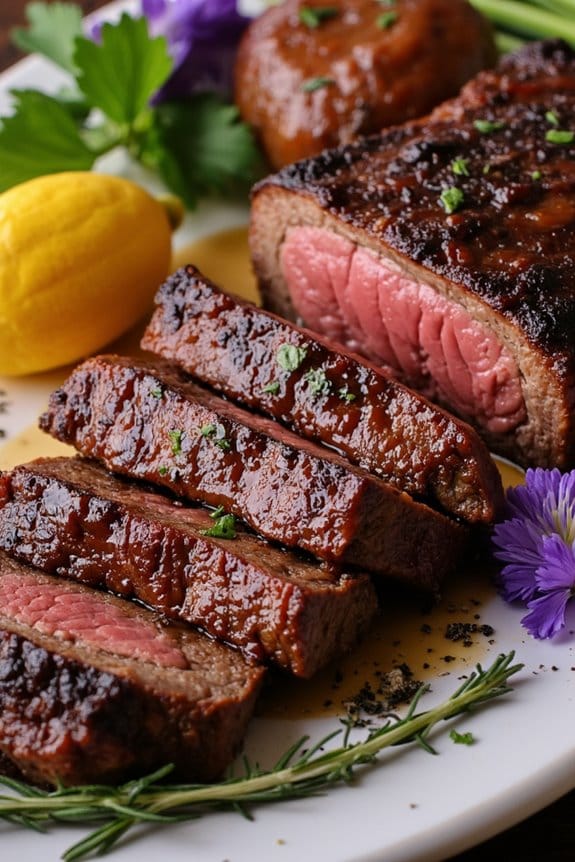 lavender honey glazed steak recipe