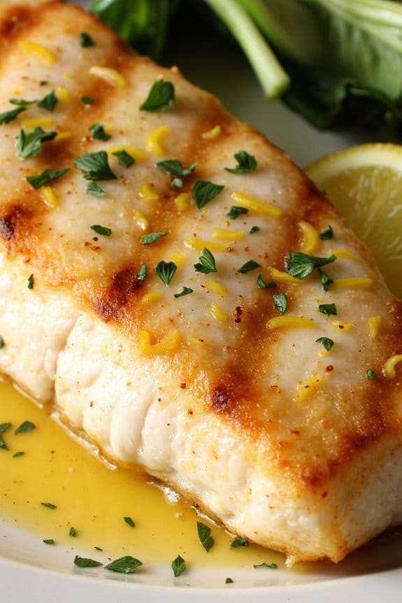 lemon butter grilled fish