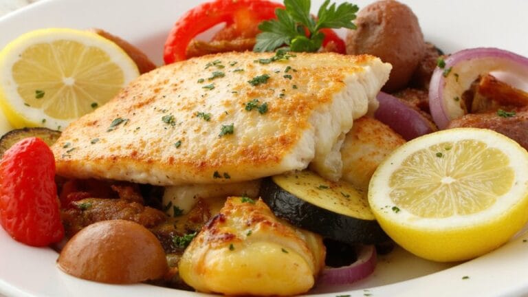 lemon butter grilled fish