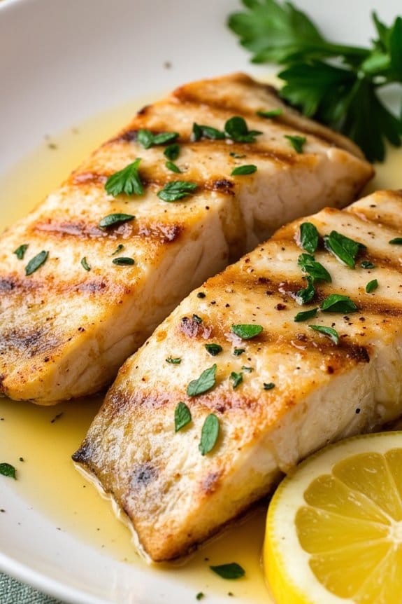 lemon butter grilled trout