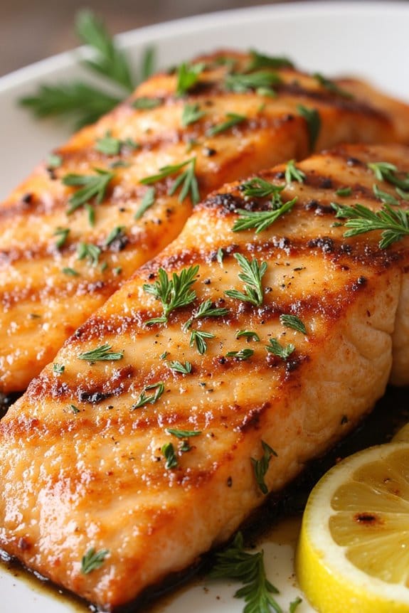 lemon dill grilled salmon delight