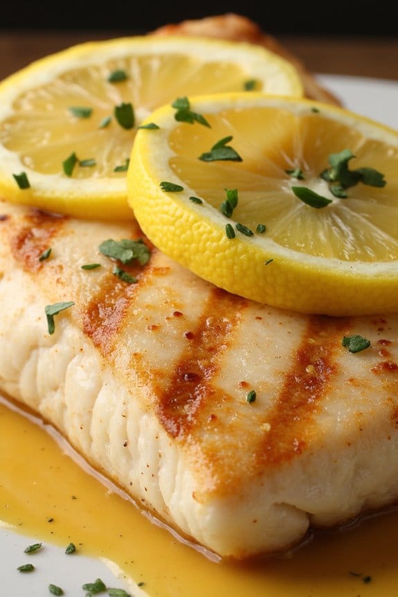 lemon ginger grilled halibut recipe