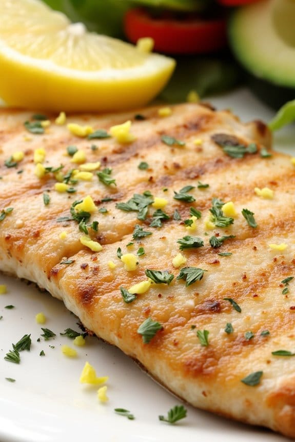 lemon herb grilled fish