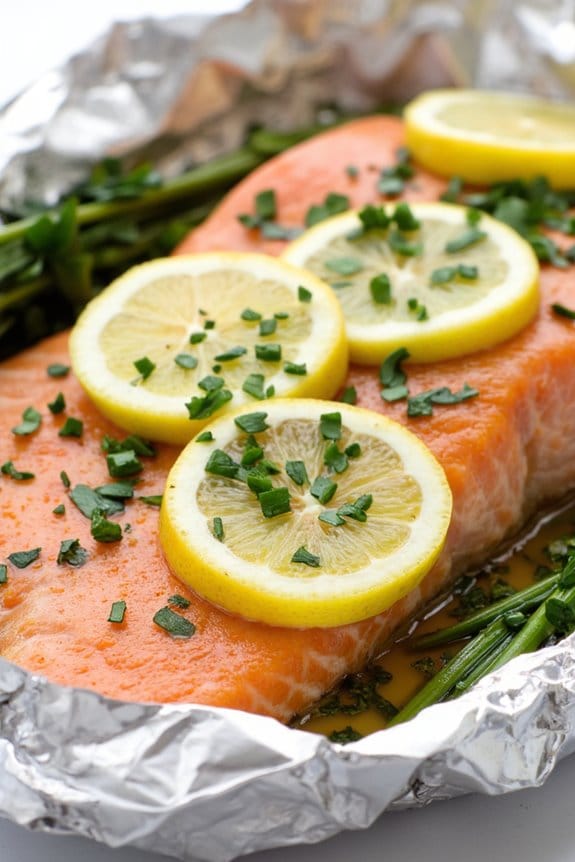 lemon herb salmon packets