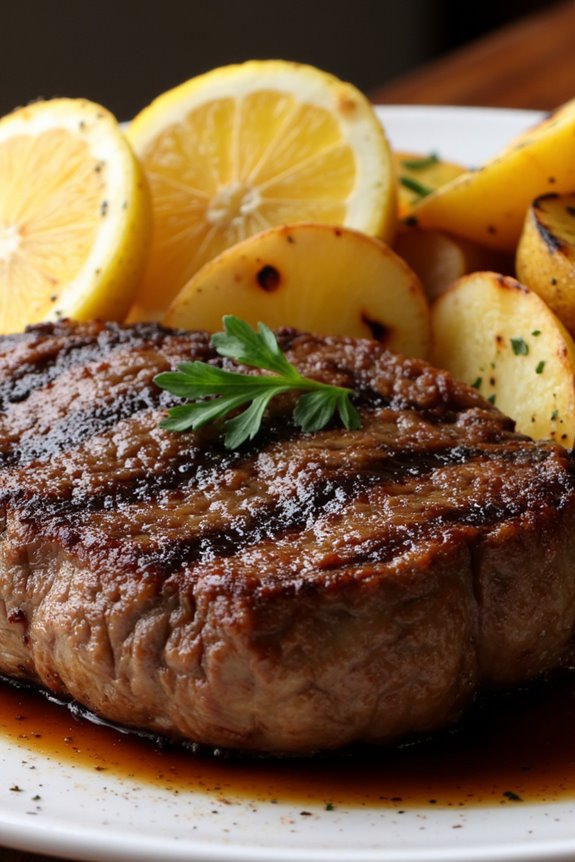 lemon pepper steak potatoes