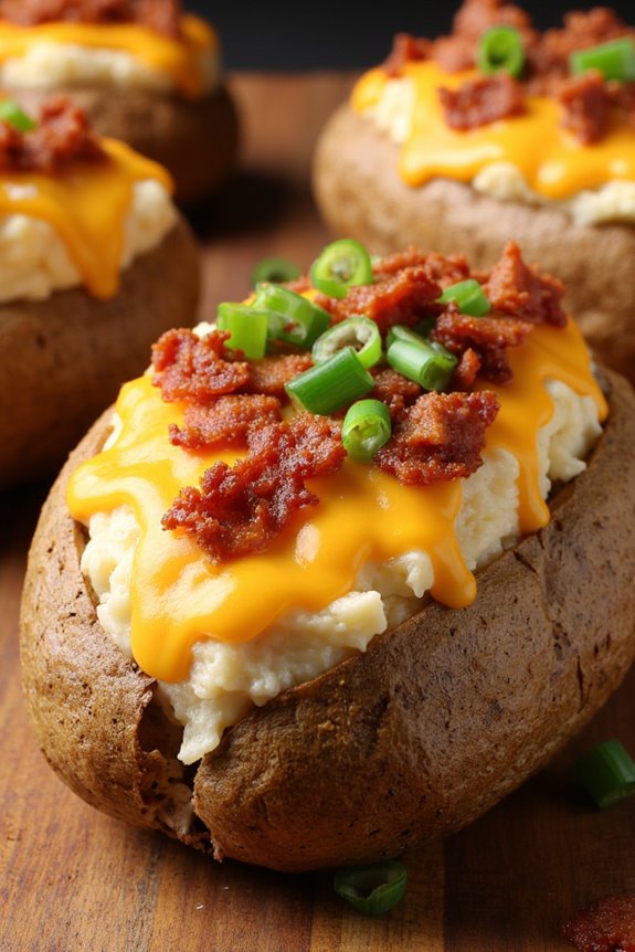 loaded twice baked potatoes recipe