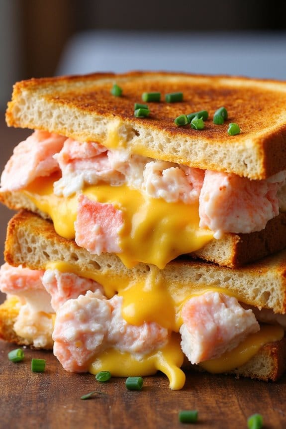 lobster cheese grilled delight