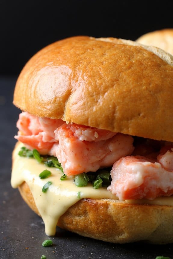 lobster gruyere gourmet sandwich