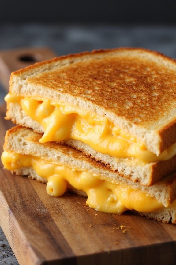 mac and cheese grilled cheese