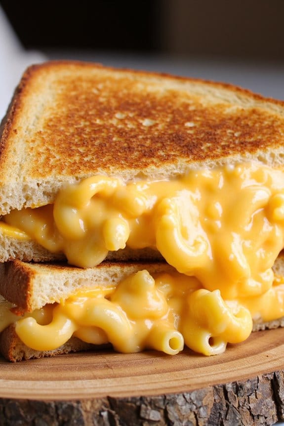 mac and cheese sandwiches