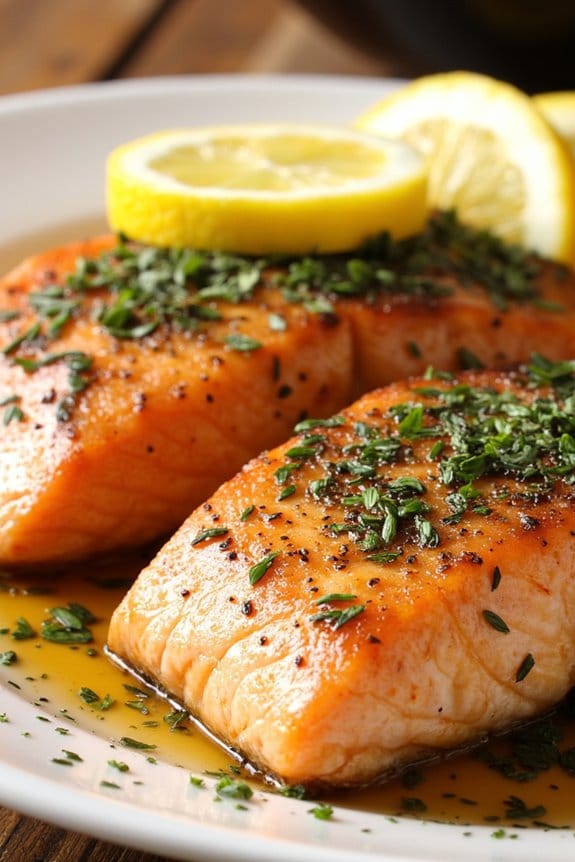 mediterranean garlic herb salmon