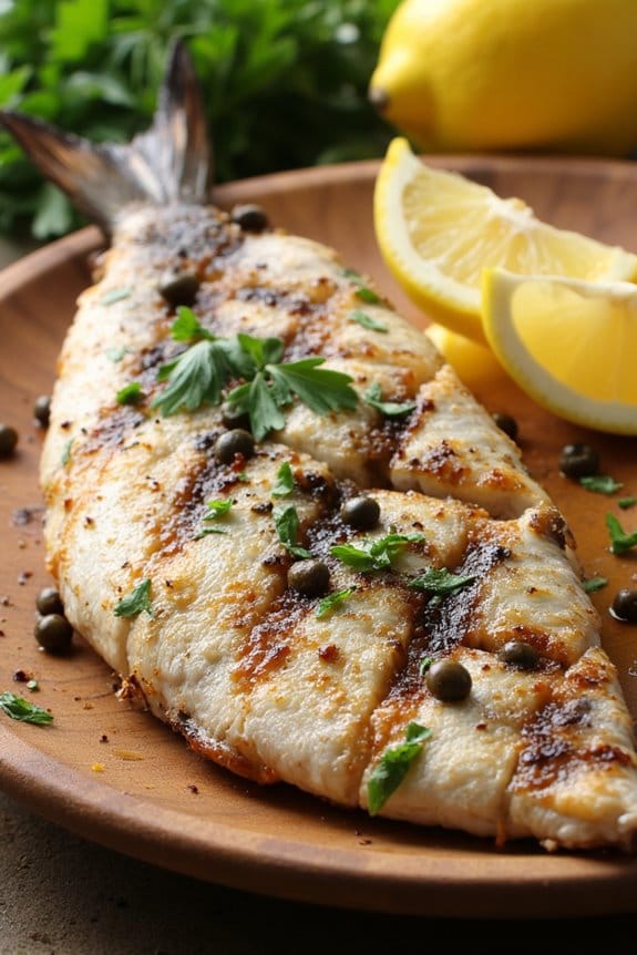 mediterranean grilled branzino recipe