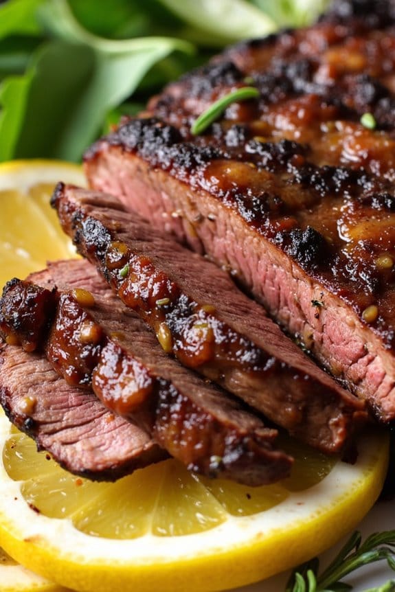 mediterranean grilled hanger steak