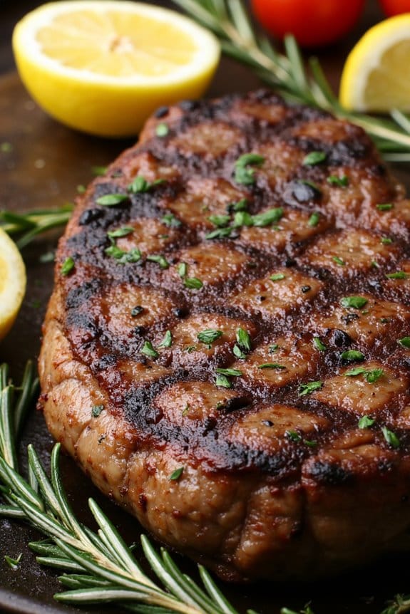 mediterranean herb infused steak
