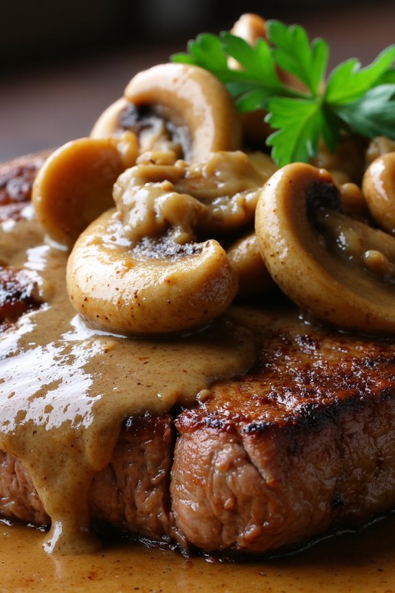 mushroom marsala sauce delight