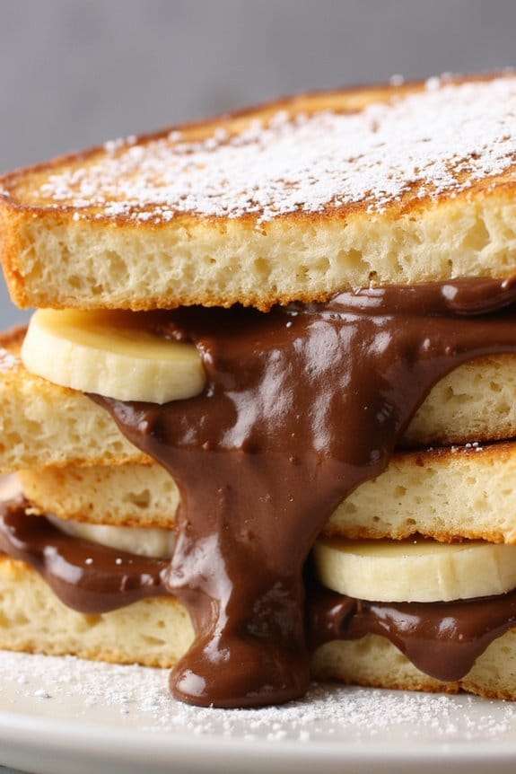 nutella banana grilled cheese
