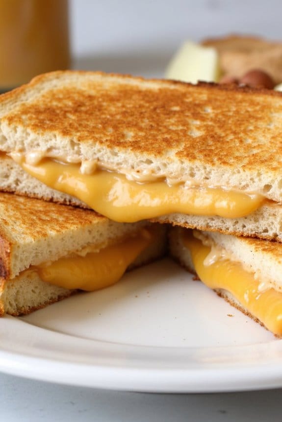 nutty havarti grilled cheese