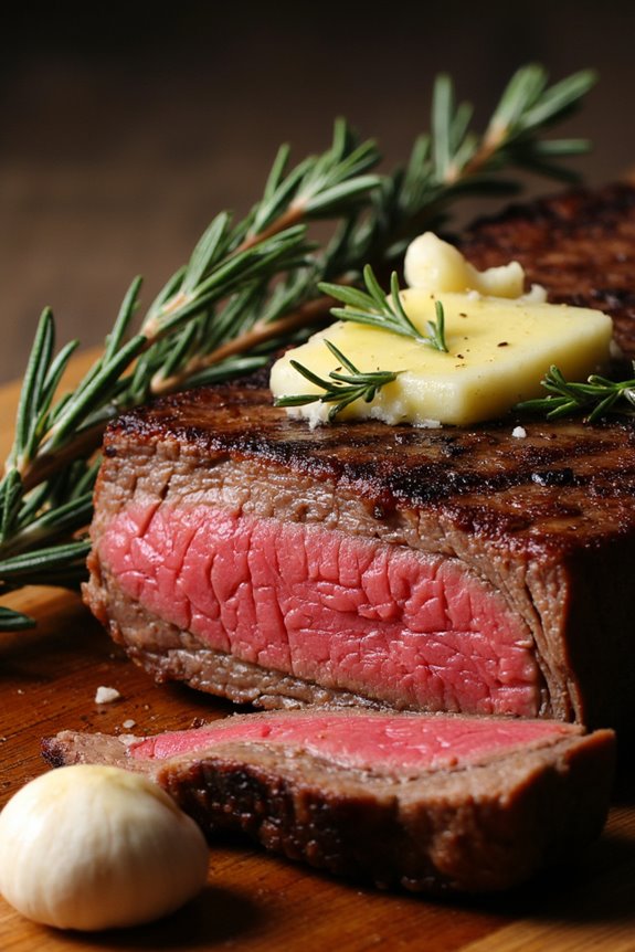 perfectly cooked reverse sear steak