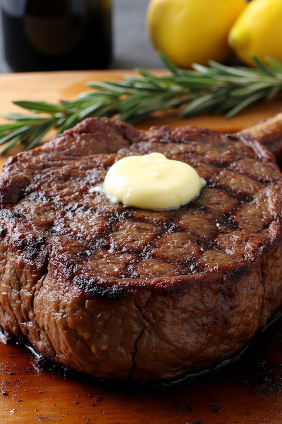 perfectly grilled tomahawk steak