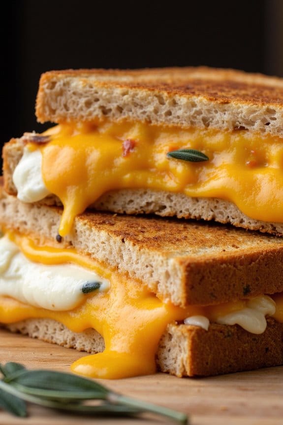 pumpkin sage grilled cheese