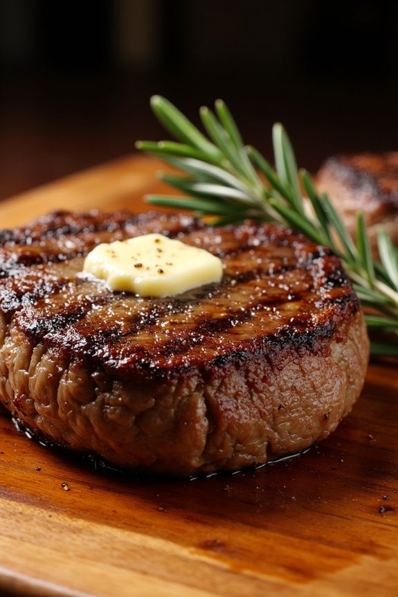 resting steaks ensures juiciness