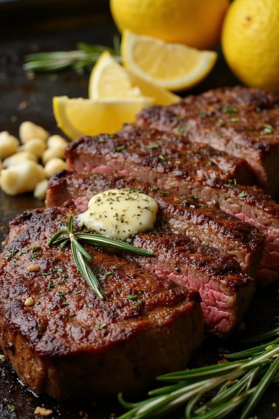reverse sear ribeye steak