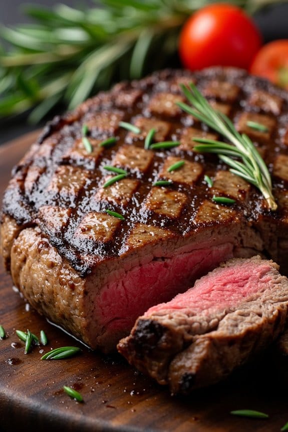 rosemary thyme grilled filet mignon