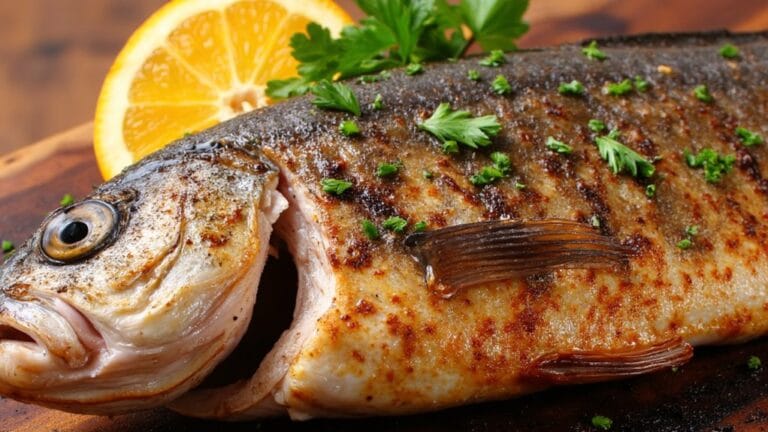 rustic flavorful grilled fish