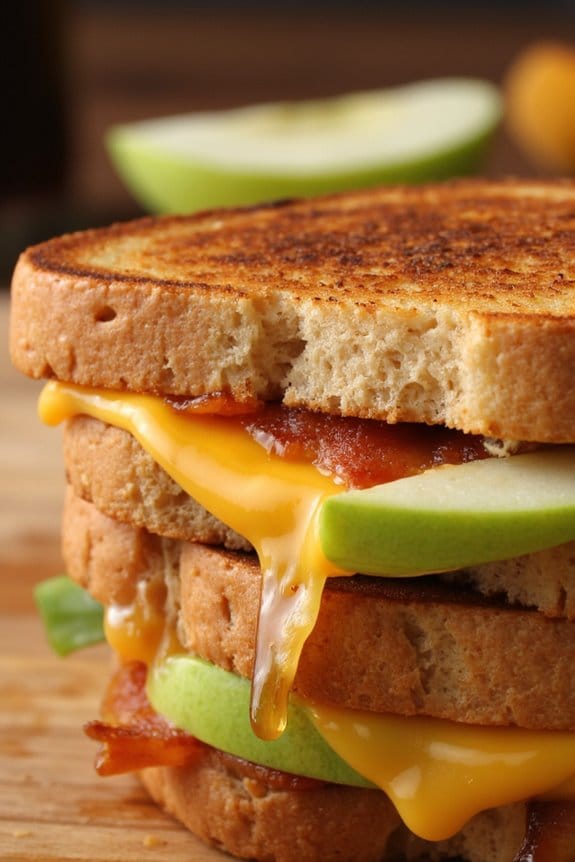 savory apple bacon cheddar