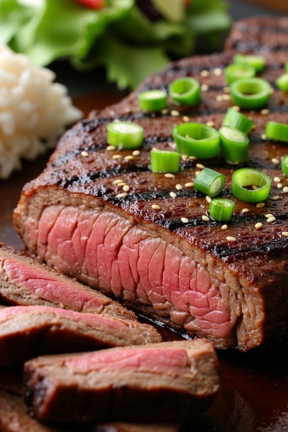 savory asian infused grilled steak