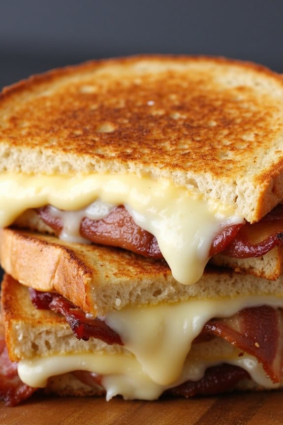 savory gourmet grilled cheese