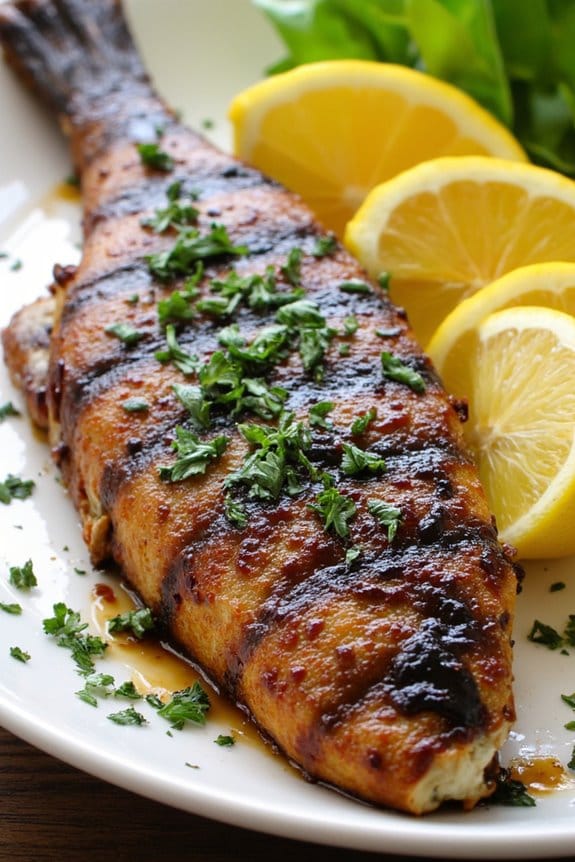 savory grilled snapper recipe