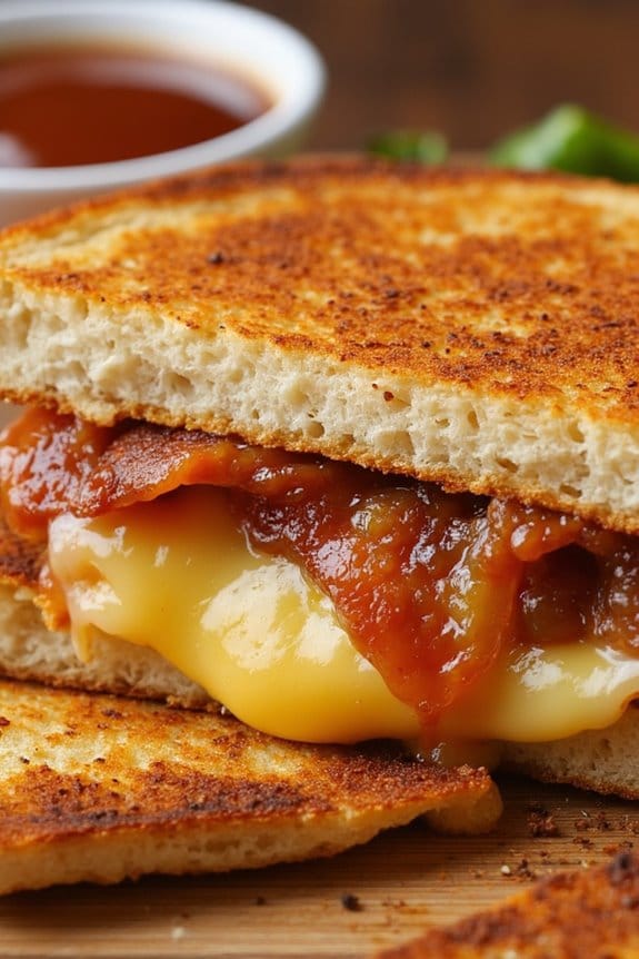 savory sweet bacon jam sandwiches