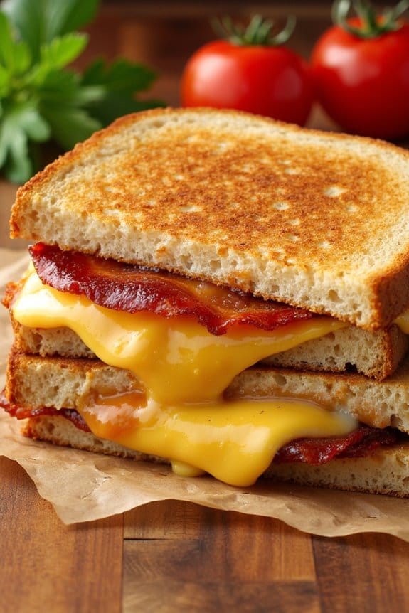 savory sweet grilled cheese