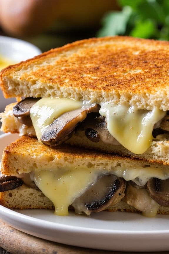 savory swiss cheese sandwich