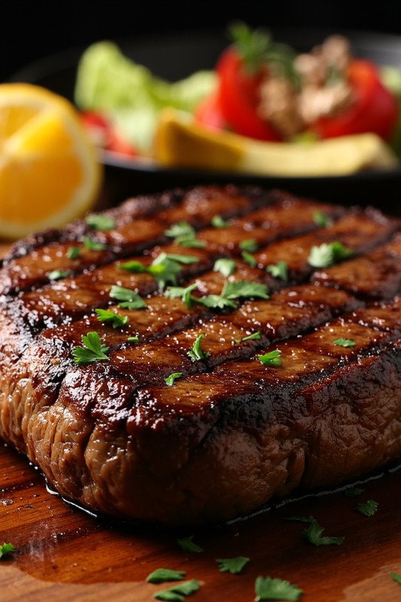 smoky balsamic ribeye perfection