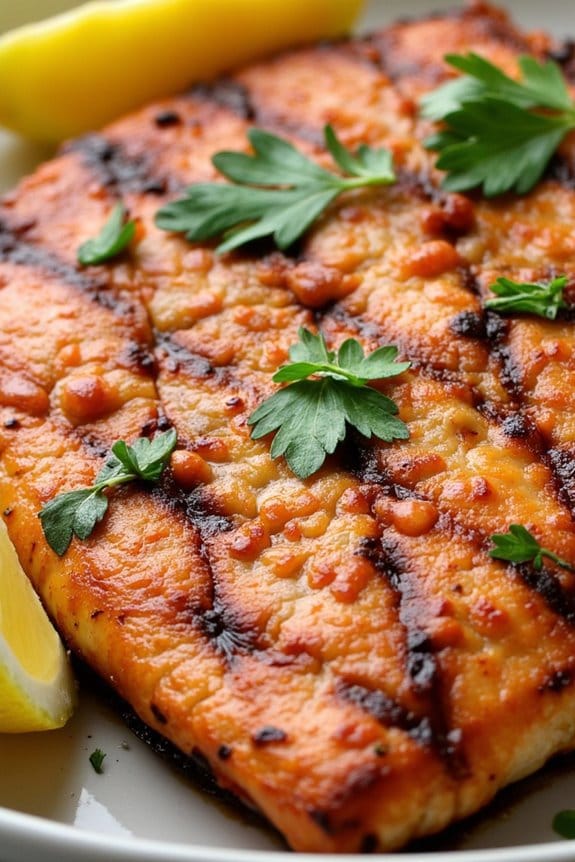 smoky paprika grilled swordfish