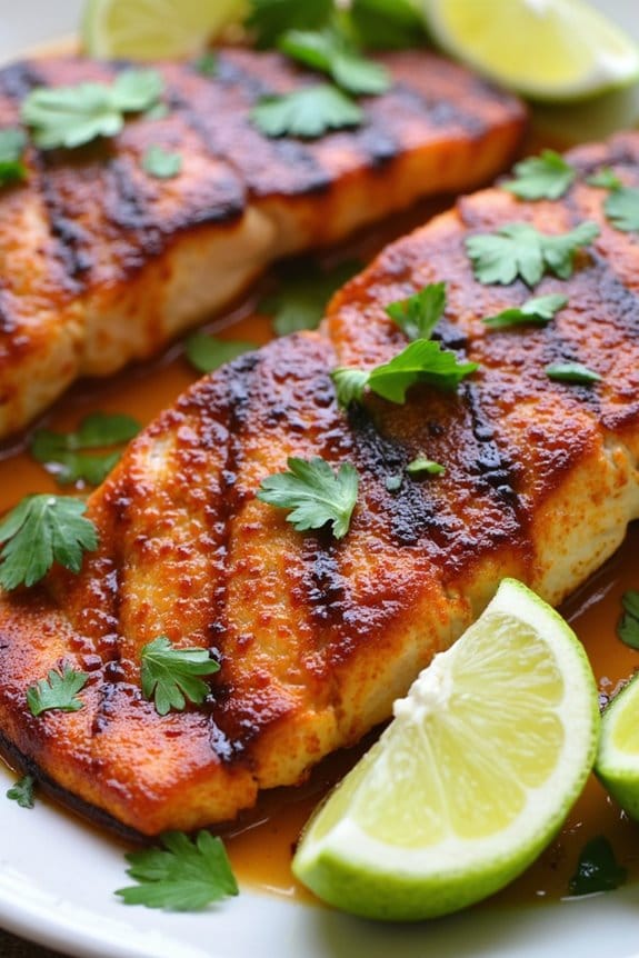 smoky spicy fish fillets