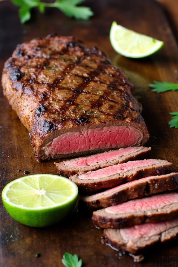 smoky spicy tangy steak