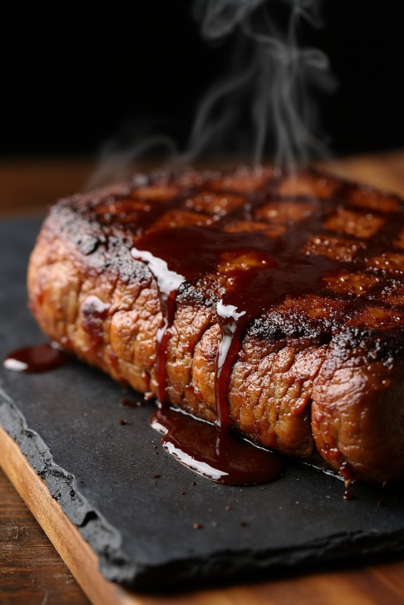 smoky sweet bourbon bbq sauce