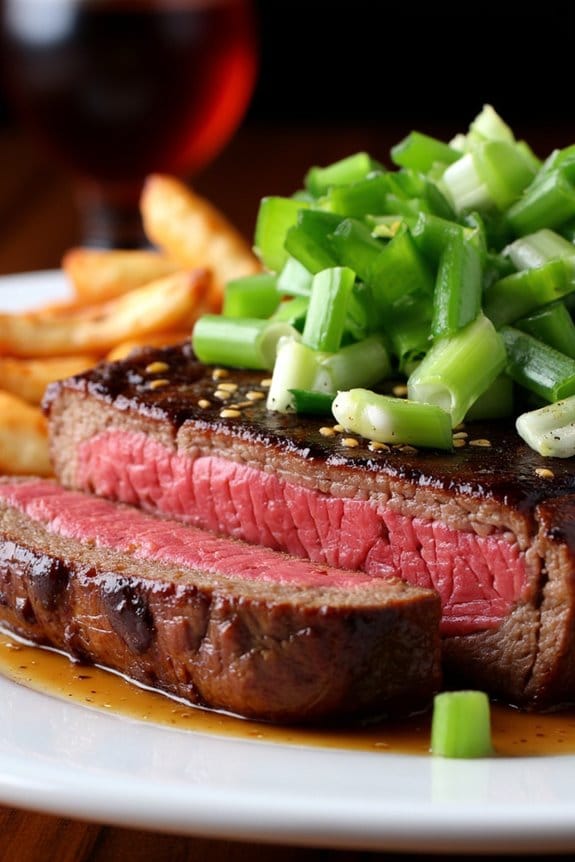 soy ginger sirloin recipe