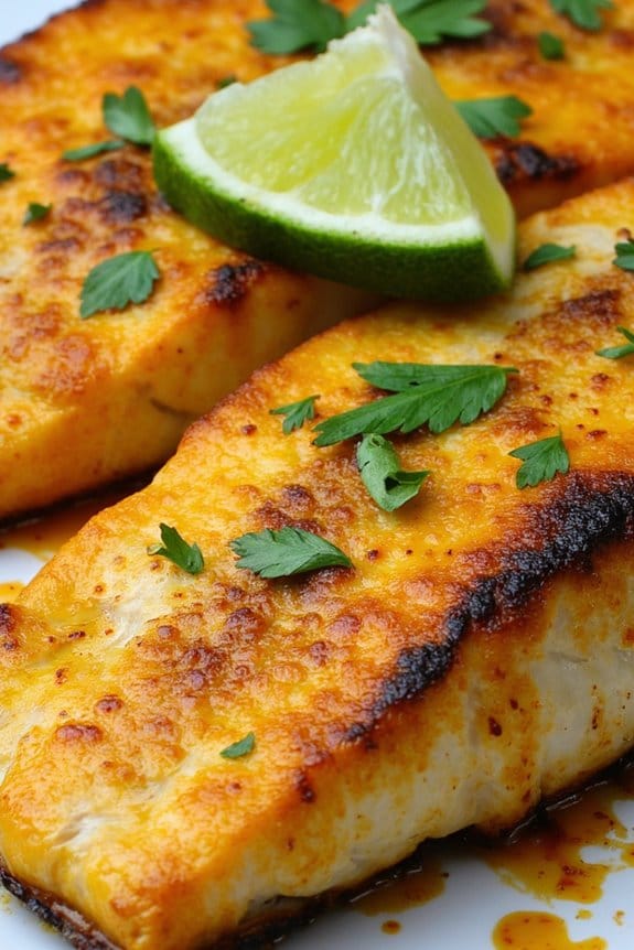 spicy aji amarillo trout