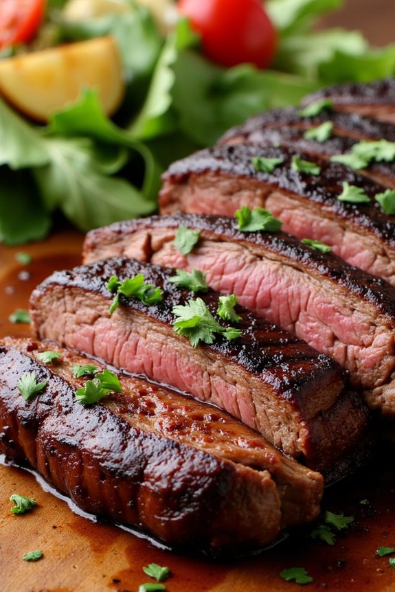 spicy balsamic grilled steak